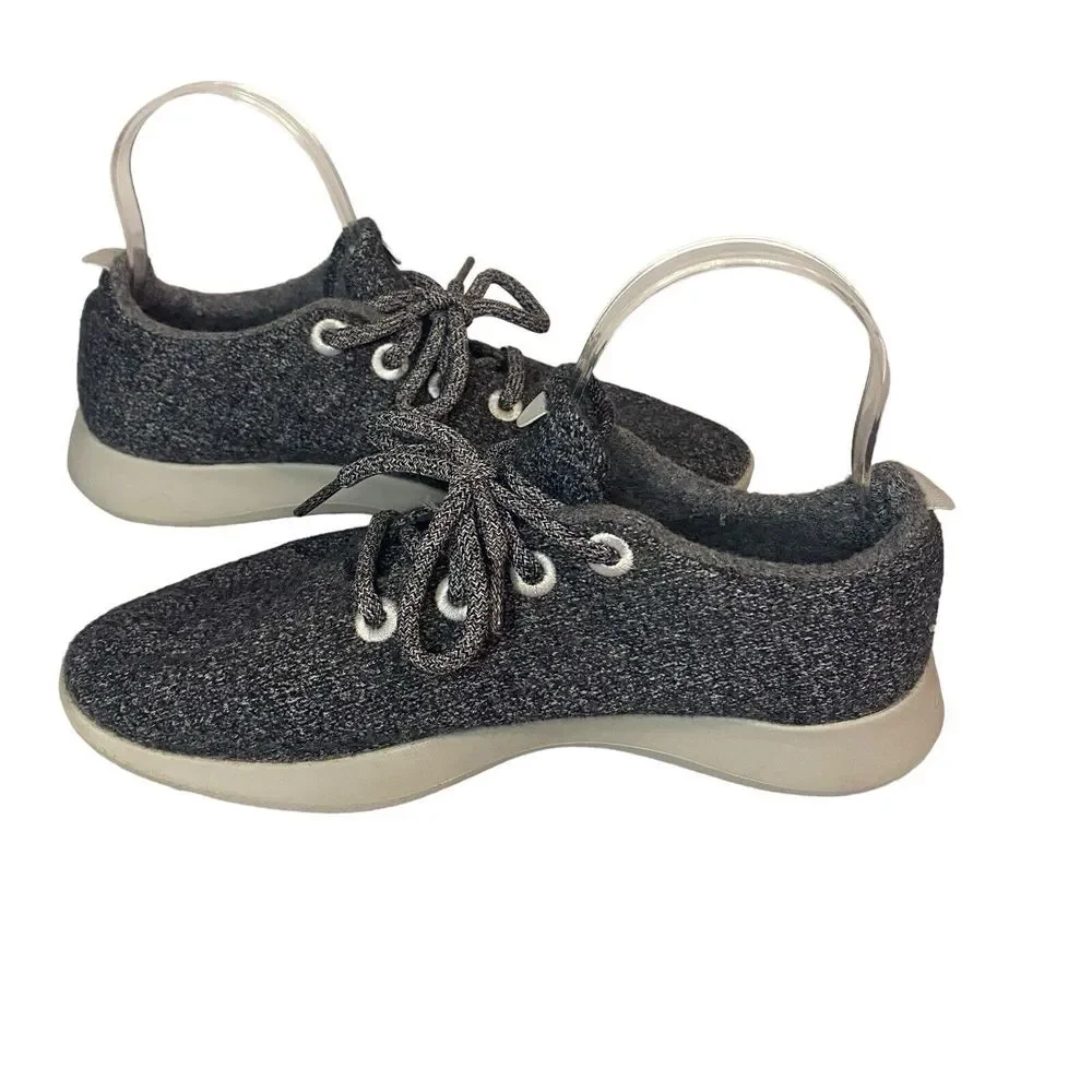 Allbirds Natural Gray  Sole Merino Wool Runners Sneakers Women's Size 9 Preppy‎